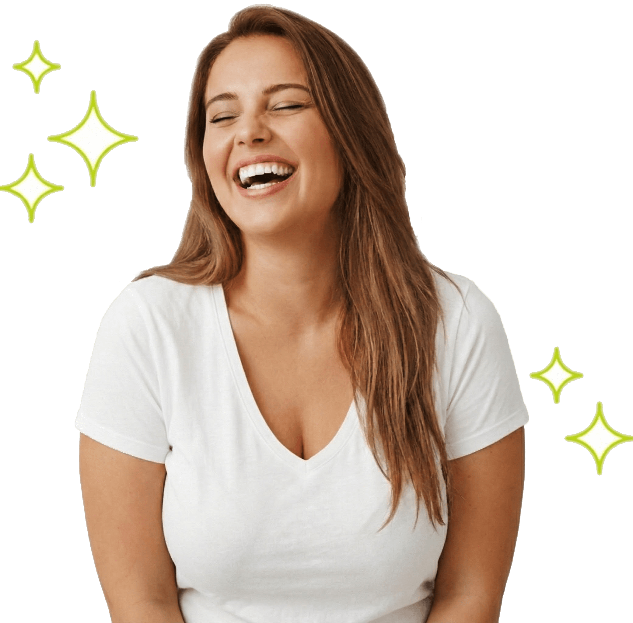 Smiling woman representing our welcoming and professional dental practice experience